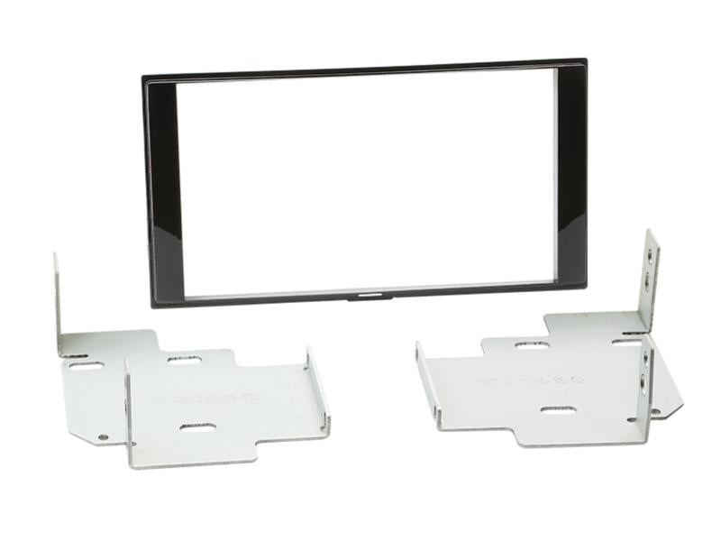 2-DIN Marco para Nissan (Piano Negro)