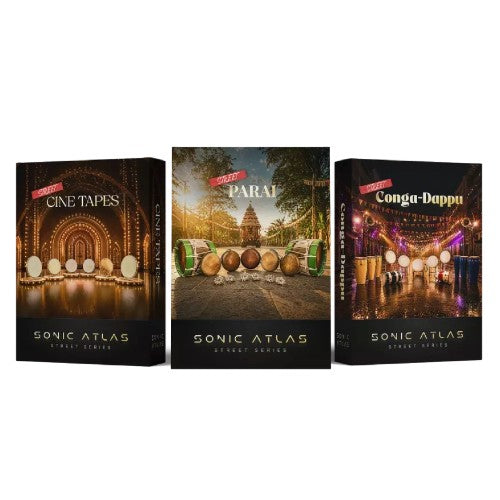 Pack de cintas de India (3 paquetes)