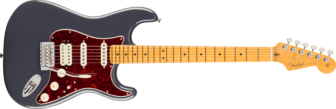 Fender American Professional Classic Stratocaster HSS, Diapasón de arce, Faded Black