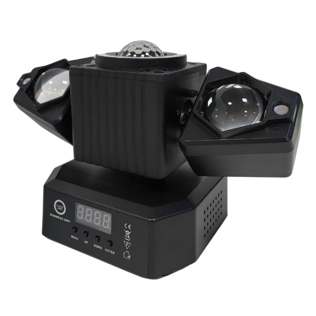 LIGHT4ME MADNESS 4IN1 RGBW efecto de luz LED múltiple