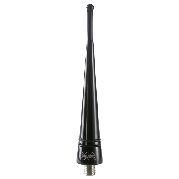 Varilla de antena 90mm negra, tornillos de 5+6+7mm
