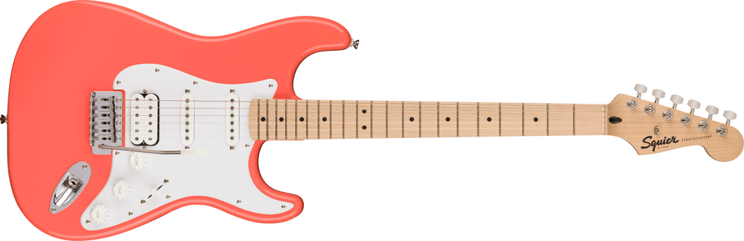 Fender Squier Sonic Stratocaster HSS Guitarra eléctrica (Tahitian Coral)