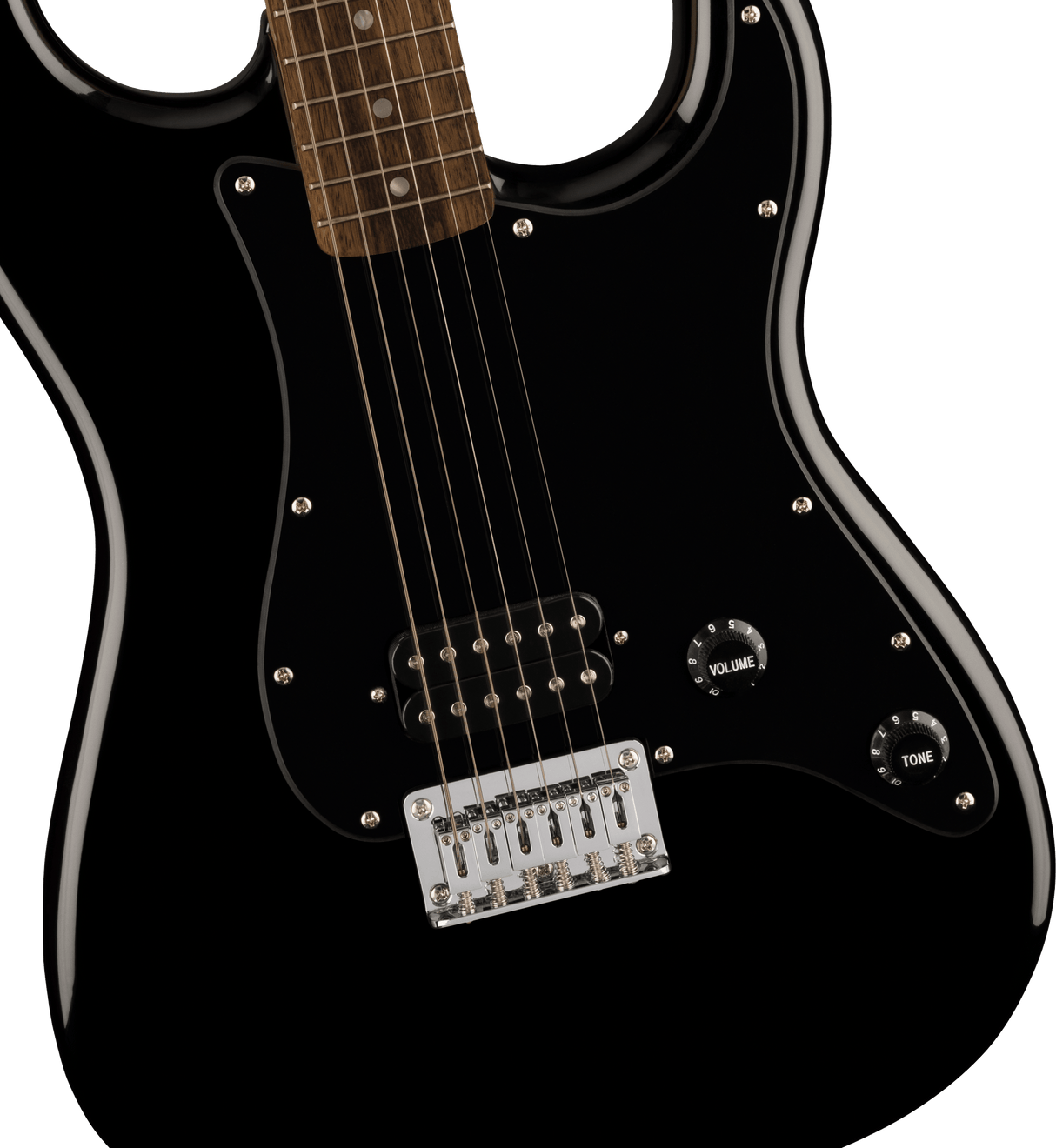 Fender Squier Sonic Stratocaster HT H Electric Guitar (Black)