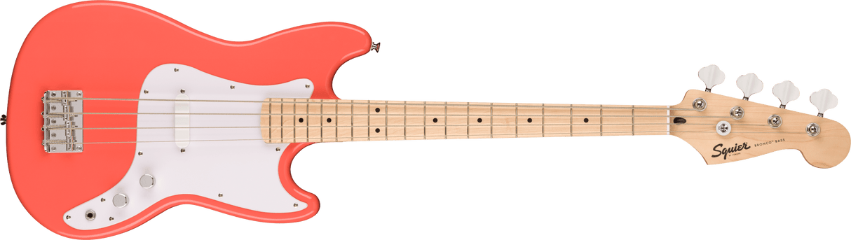 Fender Squier Sonic Bronco Electric Bass (Tahitian Coral)