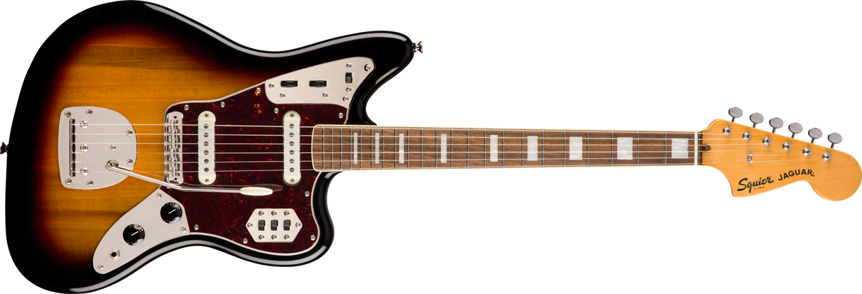 Fender Squier Classic Vibe '70s Jaguar Guitarra eléctrica (Tricolor Sunburst)