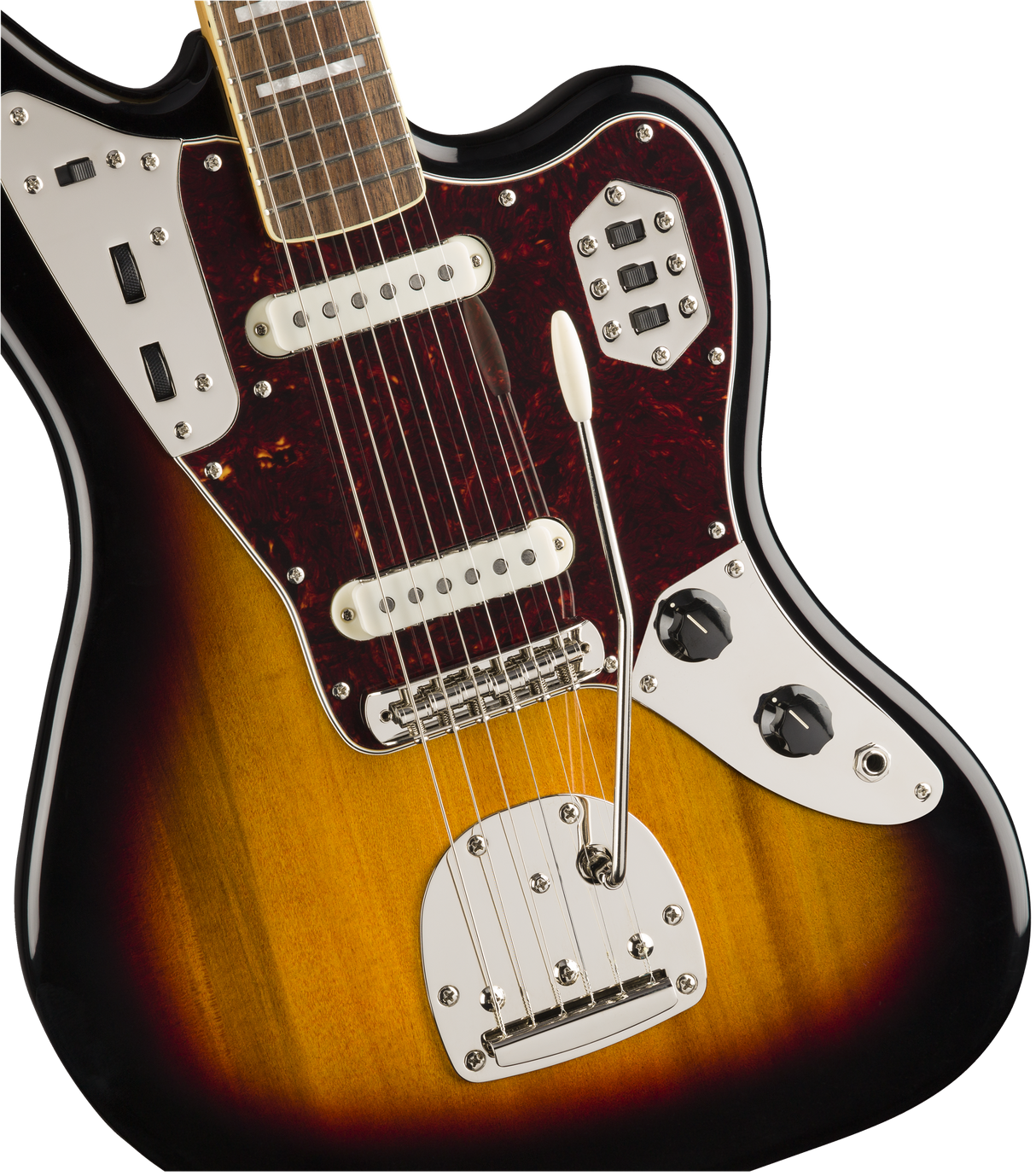 Fender Squier Classic Vibe '70s Jaguar Electric Guitar (Tricolor Sunburst)