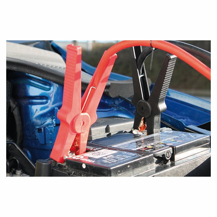 Juego de cables de arranque con protector eléctrico, 2,5m