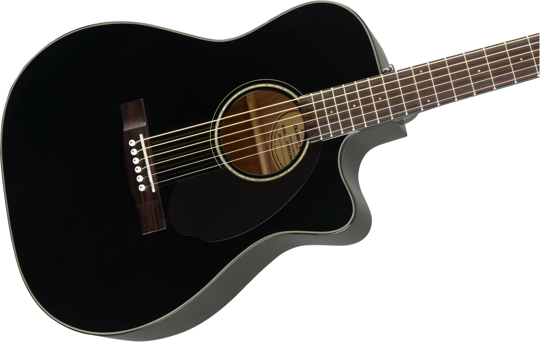 Fender CC-60SCE Concert Western Guitarra (Sort)