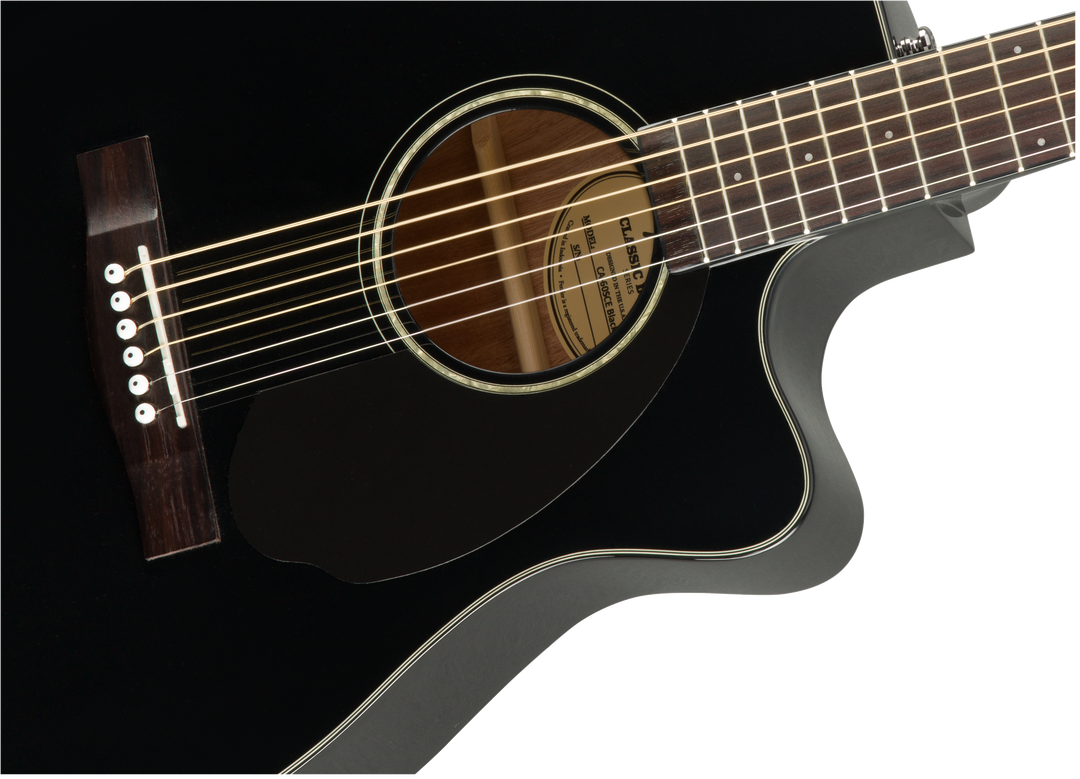 Fender CC-60SCE Concert Western Guitarra (Sort)