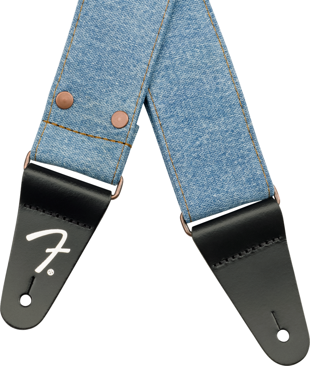 Fender x Wrangler Denim Correa de Guitarra (Light Indigo, 2")
