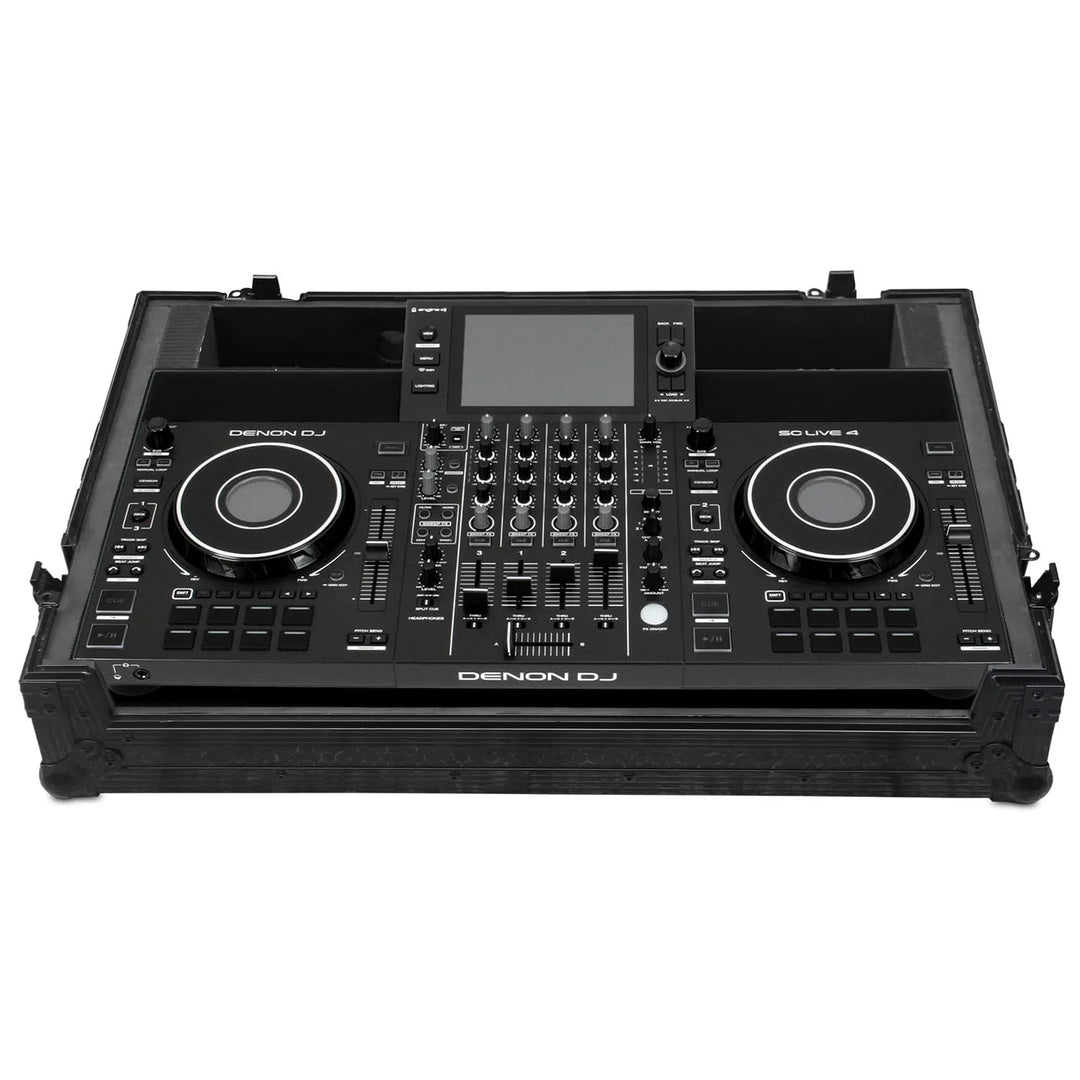 UDG Ultimate Flight Case Denon DJ SC LIVE 4 Black Plus (Ruedas)