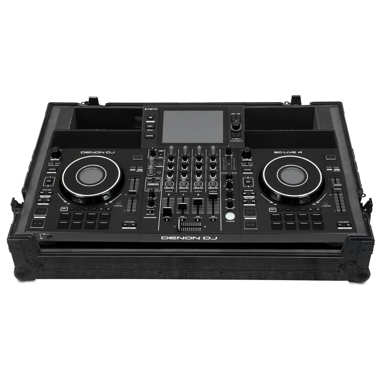 UDG Ultimate Flight Case Denon DJ SC LIVE 4 Black Plus (Ruedas)