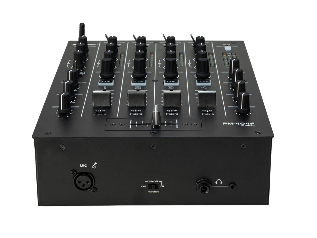 OMNITRONIC PM-404F mezclador de DJ de 4 canales con filtro y Bluetooth
