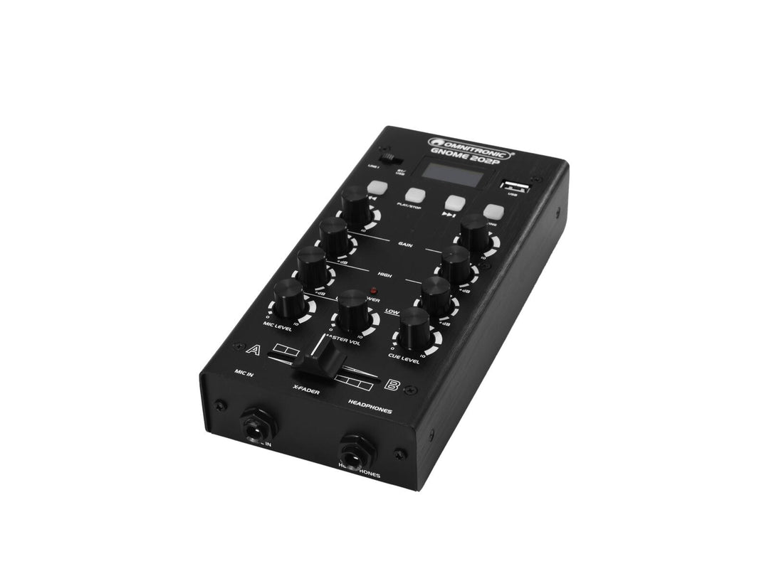 OMNITRONIC GNOME-202P Mini mezclador negro