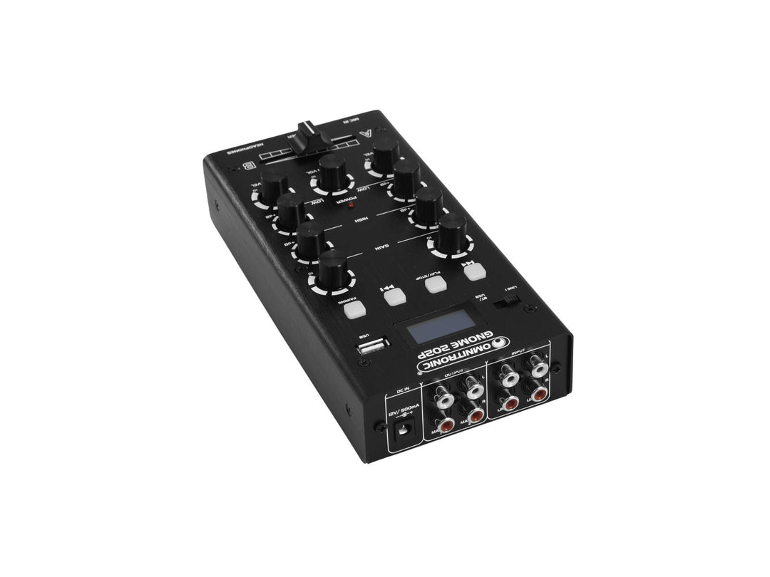 OMNITRONIC GNOME-202P Mini mezclador negro