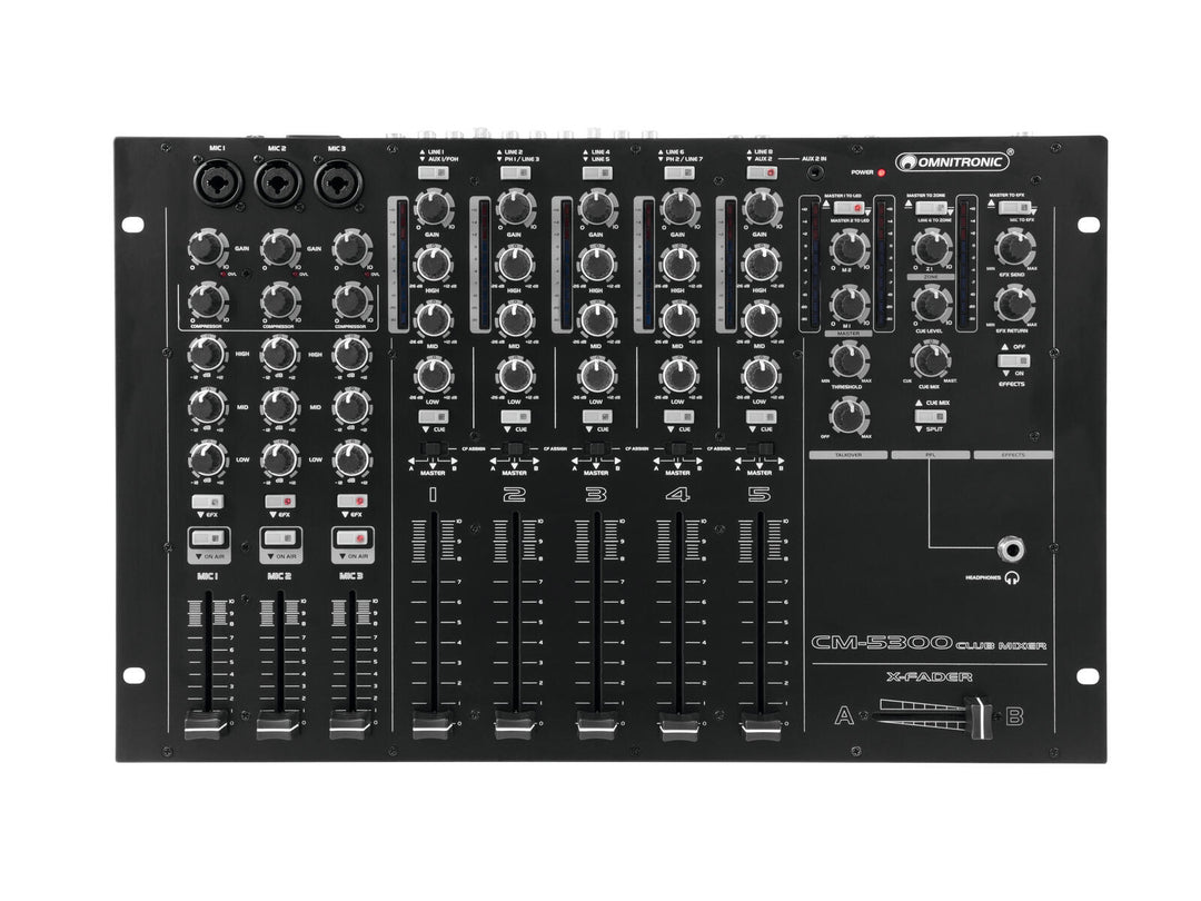 OMNITRONIC CM-5300 Mezclador para club
