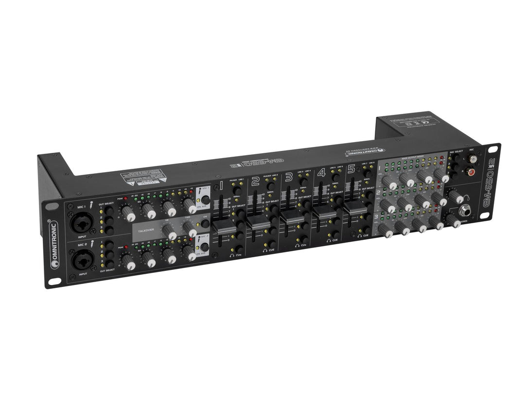 OMNITRONIC EM-650B MK2 Mezclador de entretenimiento