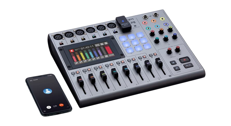 Zoom P8 PodTrak Podcast Mixer