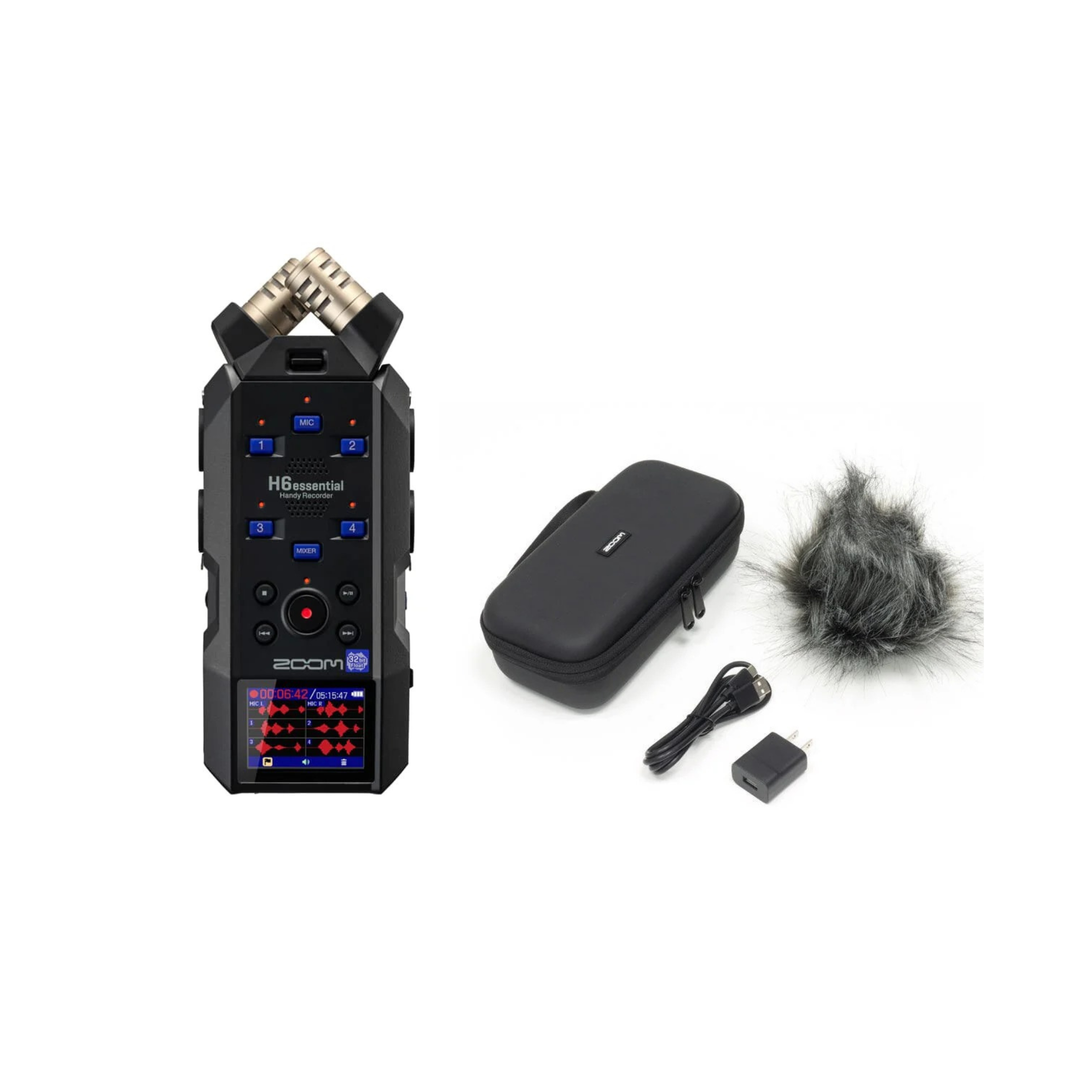 Zoom H6e Essential Handy Recorder + Paquete de Accesorios