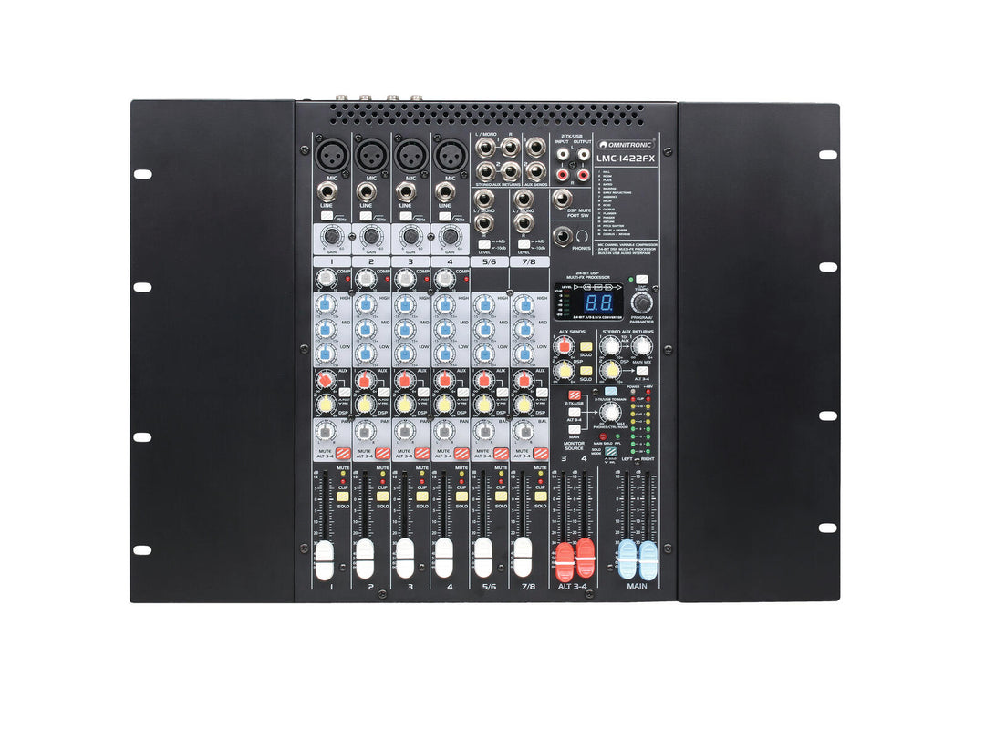 Consola de mezclas USB OMNITRONIC LMC-1422FX
