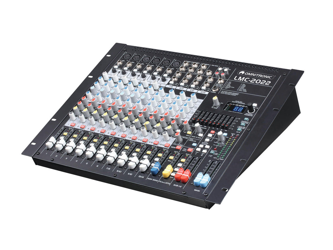 Consola de mezclas USB OMNITRONIC LMC-2022FX