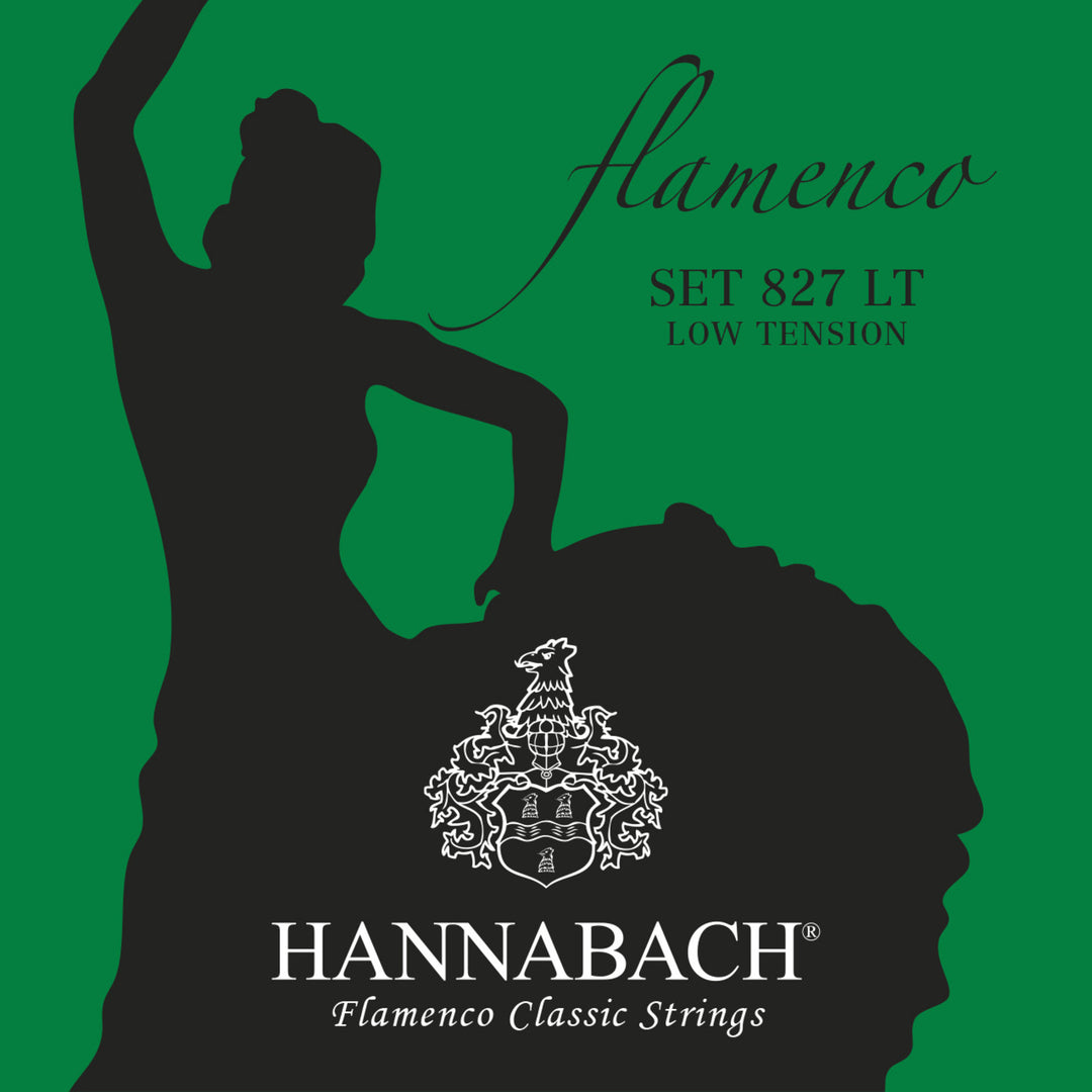 Cuerdas Hannabach para guitarra clásica Serie 827 Low Tension Flamenco - Set low (827LT)