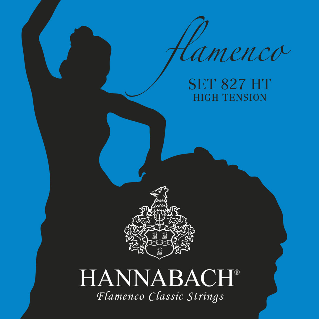 Cuerdas Hannabach para guitarras clásicas Serie 827 High Tension Flamenco - Set high (827HT)