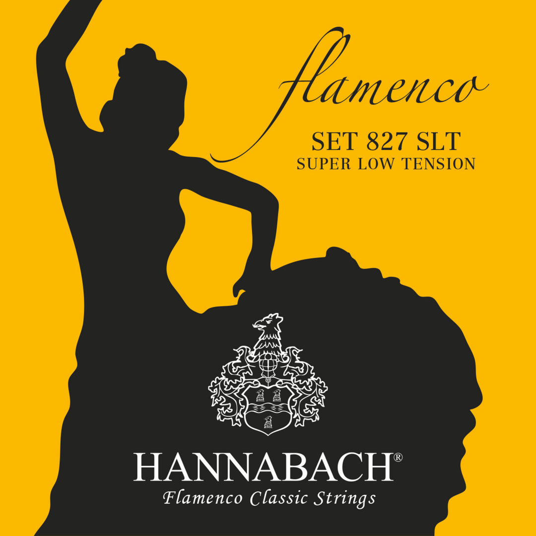 Cuerdas Hannabach para guitarra clásica Serie 827 Super Low Tension Flamenco - Set super-low (827SLT)