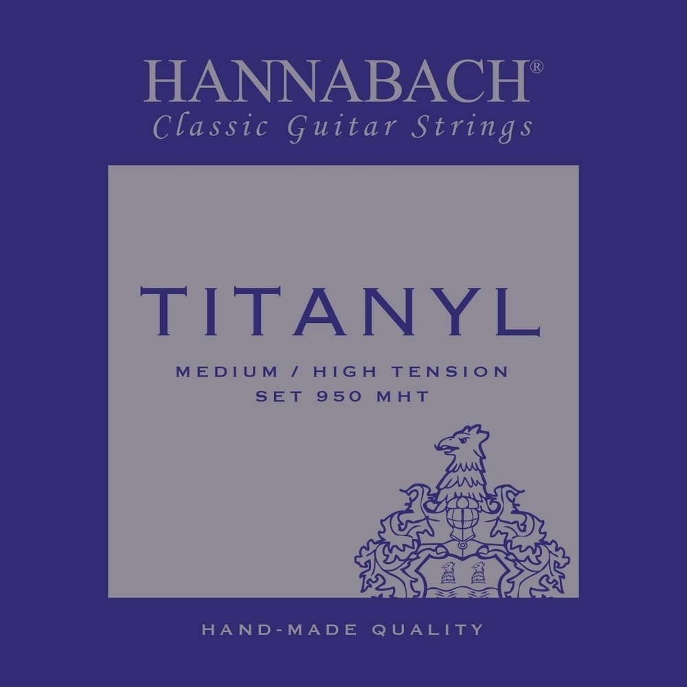 Hannabach 950 E6 basstreng til klassisk guitar, medium/high tension
