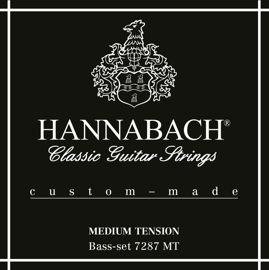 Cuerdas Hannabach para guitarra clásica Series 728 Medium Tension Custom Made - 3er Bass medium (7287MT)