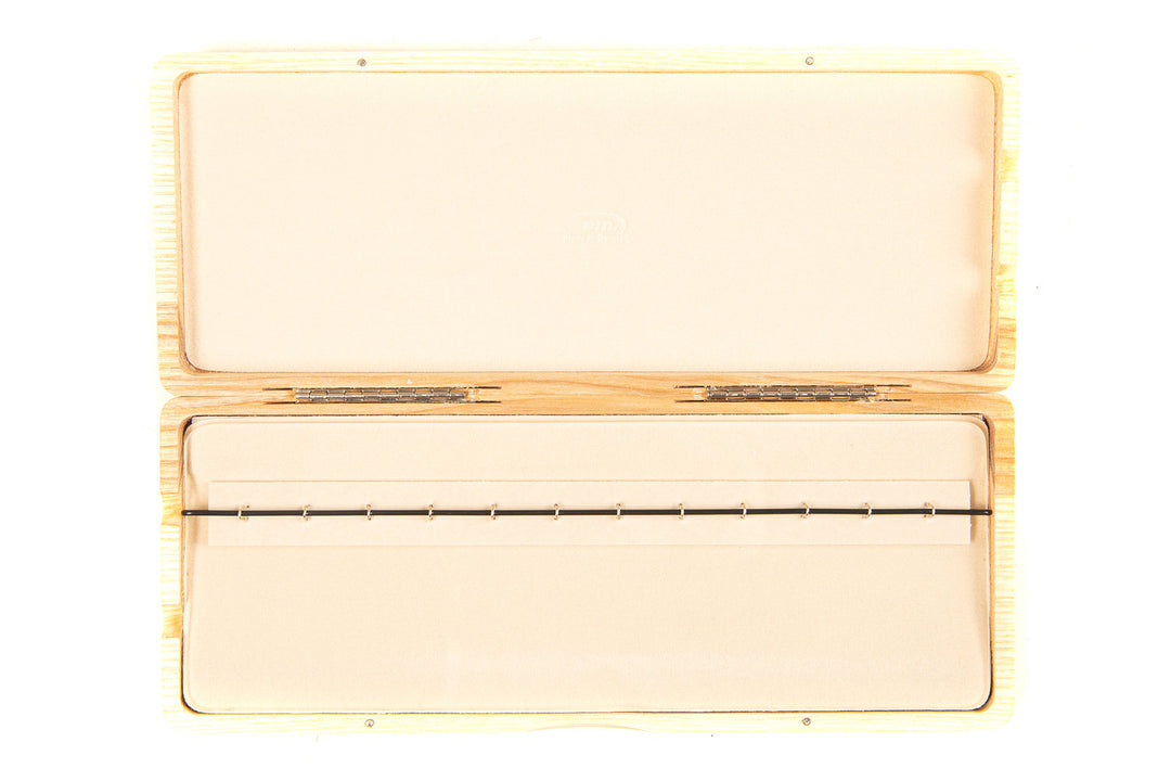 GEWA case para cañas de clarinete, 12 cañas - Acabado lacado natural