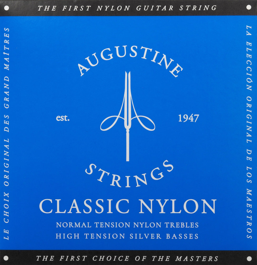 Augustine Strings para guitarra clásica Classic Label - set Classic Blue (normal/alto)