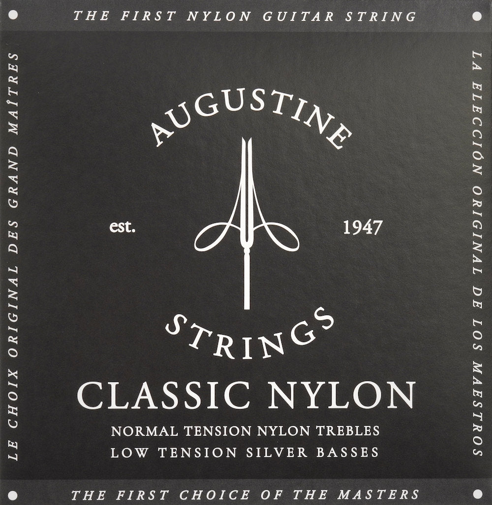 Augustine Classic Black juego de cuerdas para guitarras clásicas, normal/baja