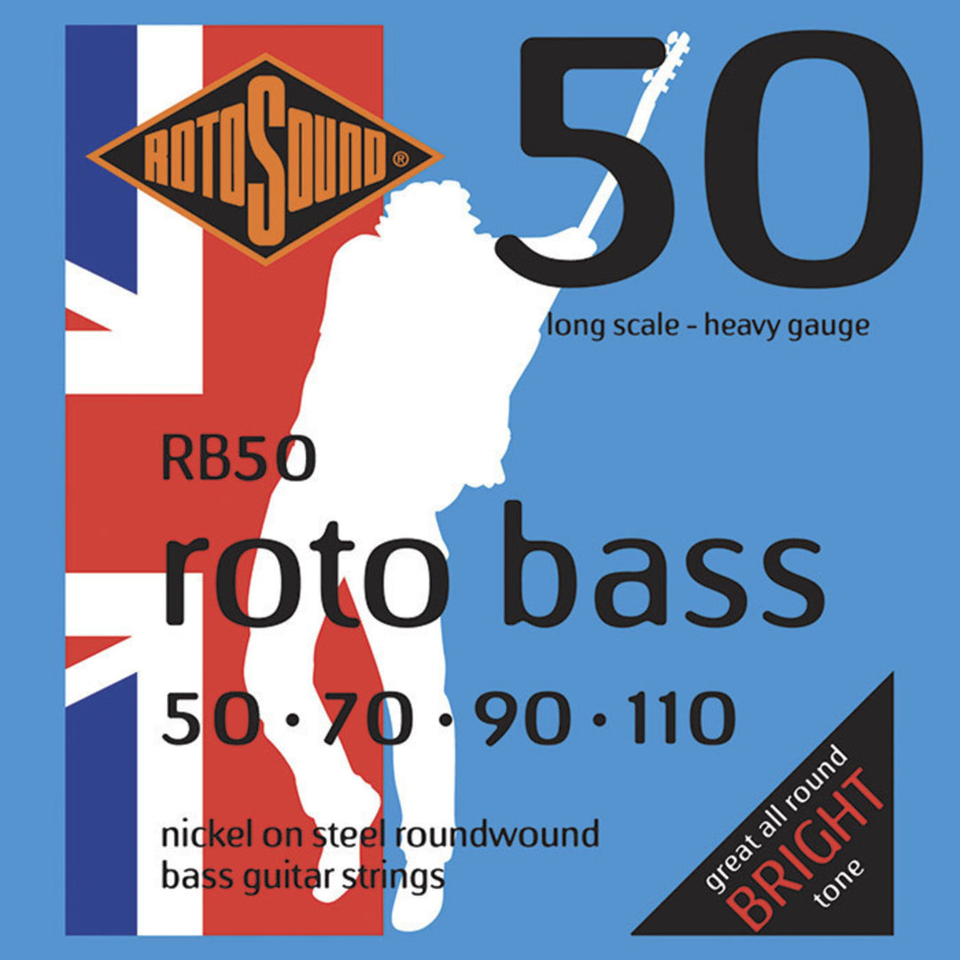 Cuerdas de E-Bass Rotosound Roto Bass - Set 4-string Nickel Heavy 50-110 (RB50)