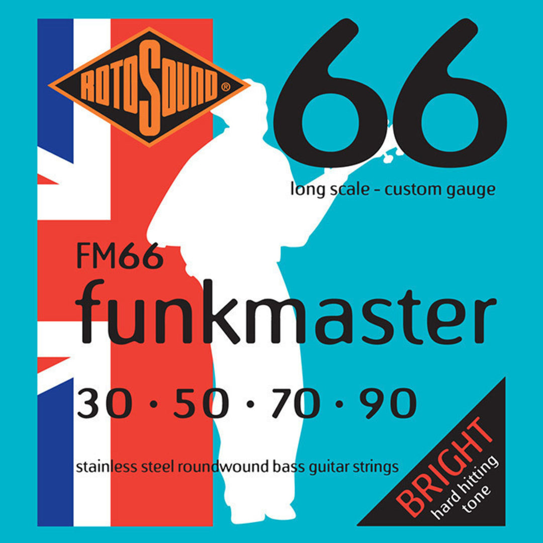 Rotosound cuerdas para bajo eléctrico Swing Bass 66 - Set 4 cuerdas FUNKMASTER Custom 30-90 (FM66)