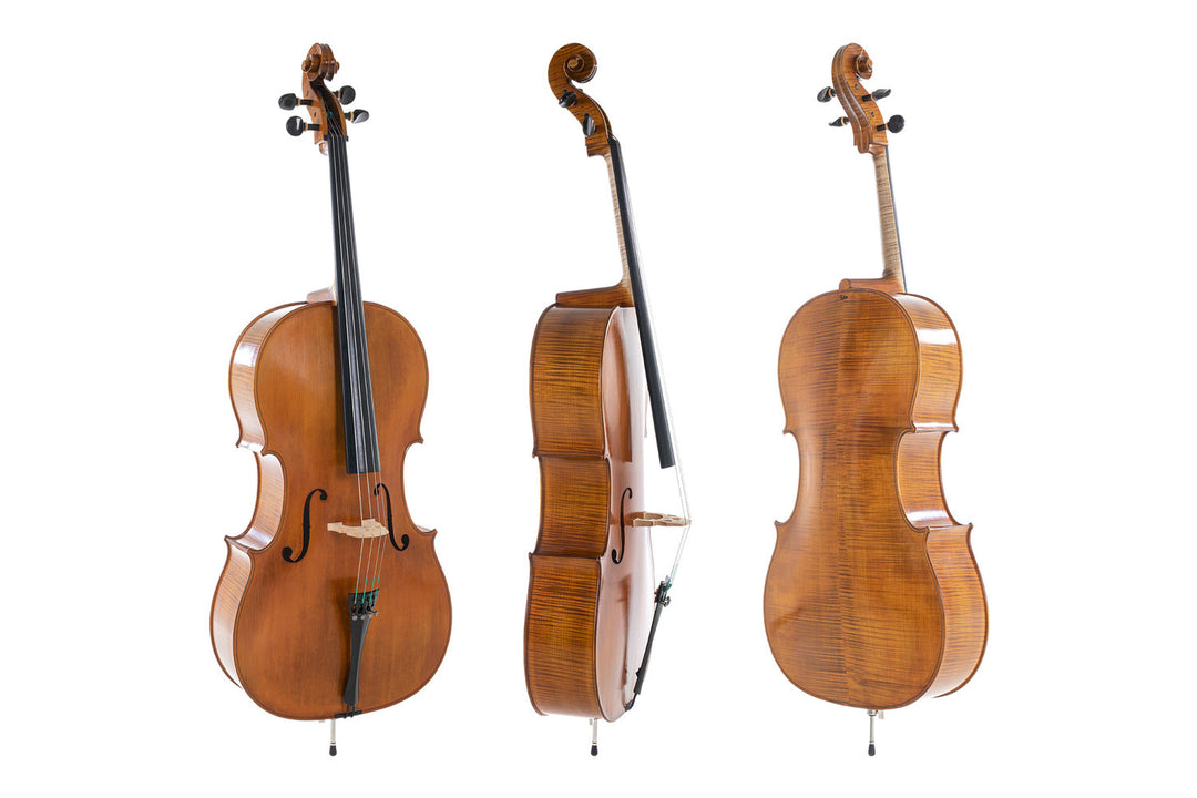 GEWA Meister Rubner violonchelo de concierto 4/4, color ámbar, de Alemania