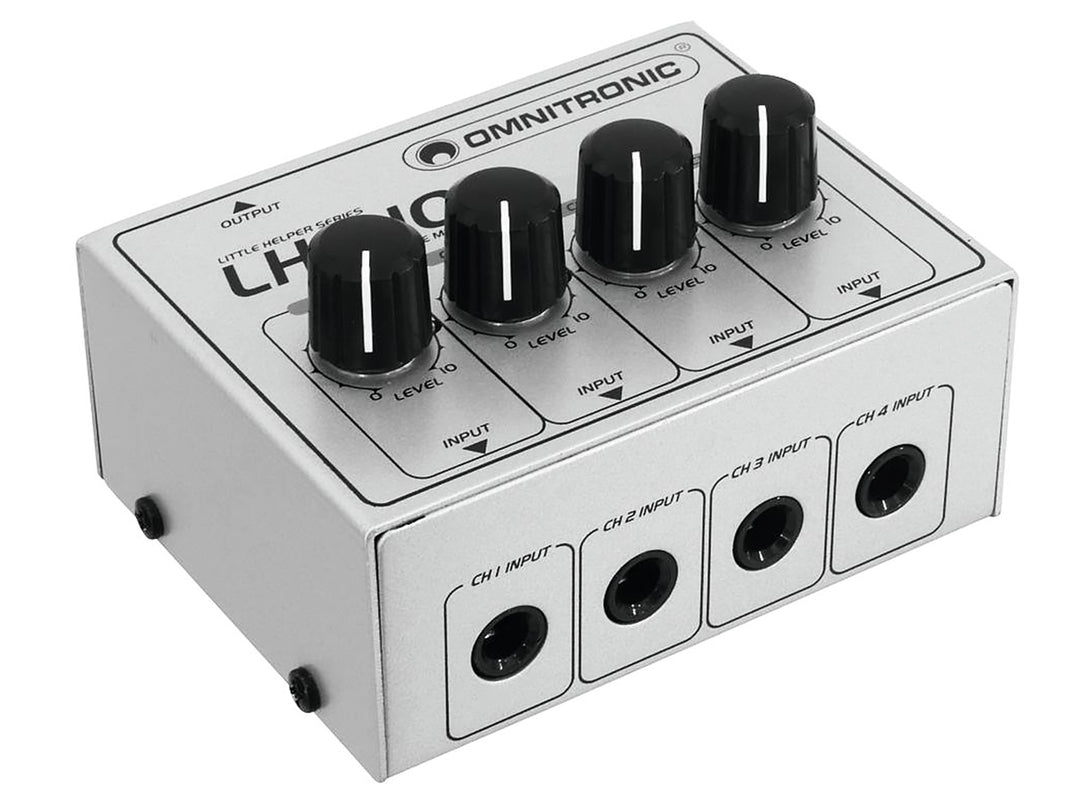 Omnitronic LH-010 - Mixer Pasivo de 4-canales