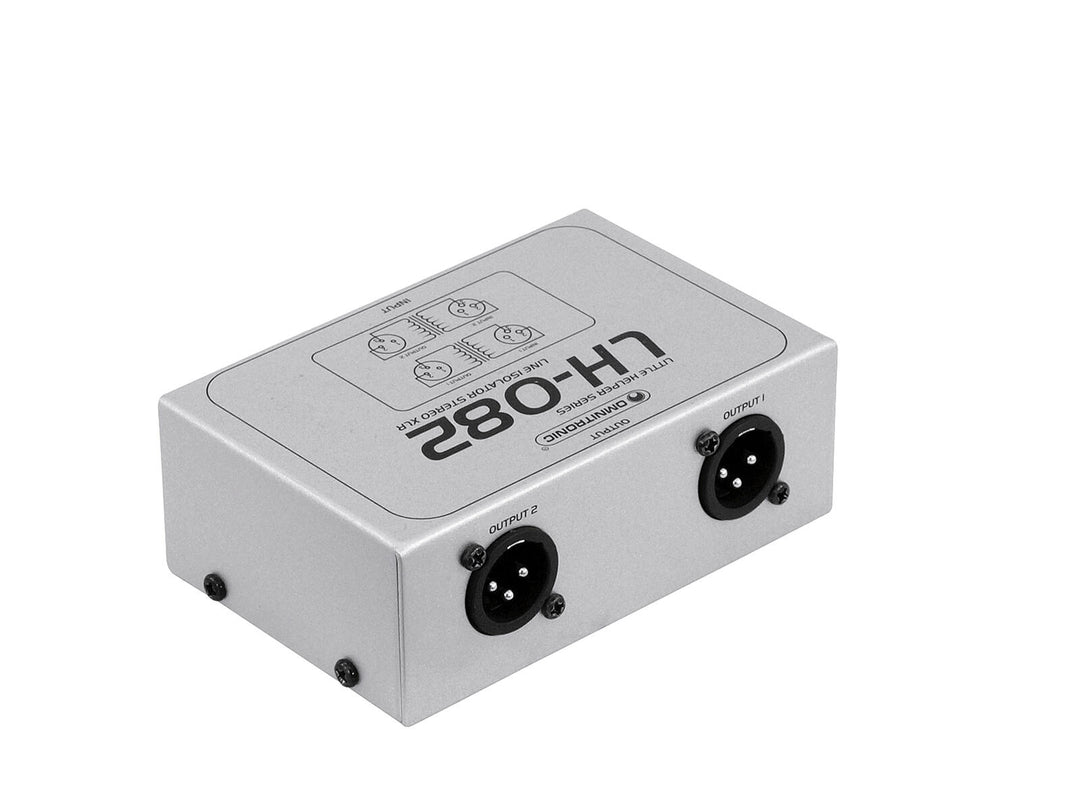 OMNITRONIC LH-082 Aislador estéreo XLR