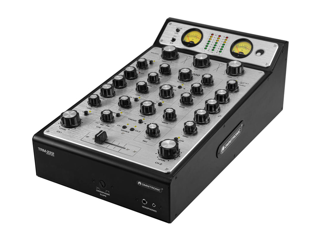 OMNITRONIC Mezclador giratorio de 2 canales TRM-222