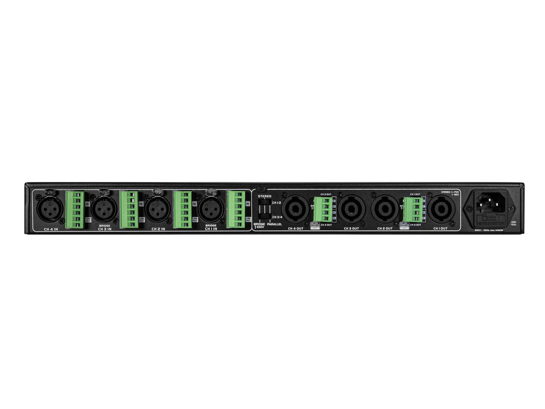 Amplificador OMNITRONIC XDA-1204 de clase D y 4 canales