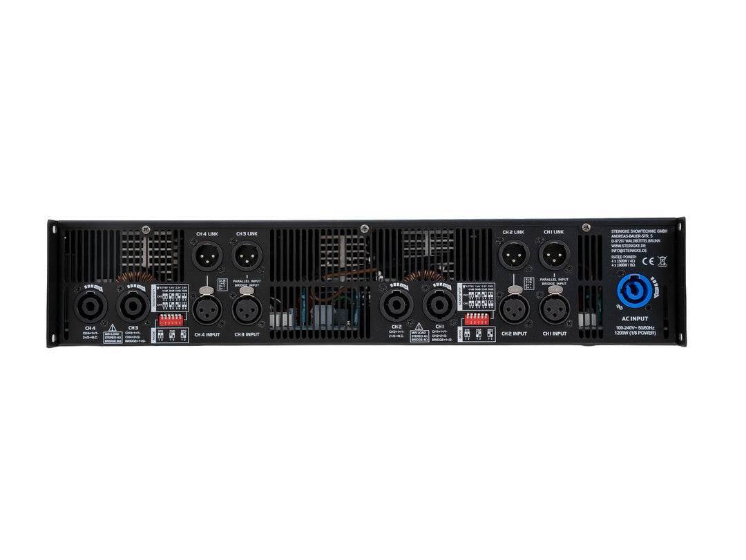 PSSO QDA-6000 MK2 Amplificador de 4 canales
