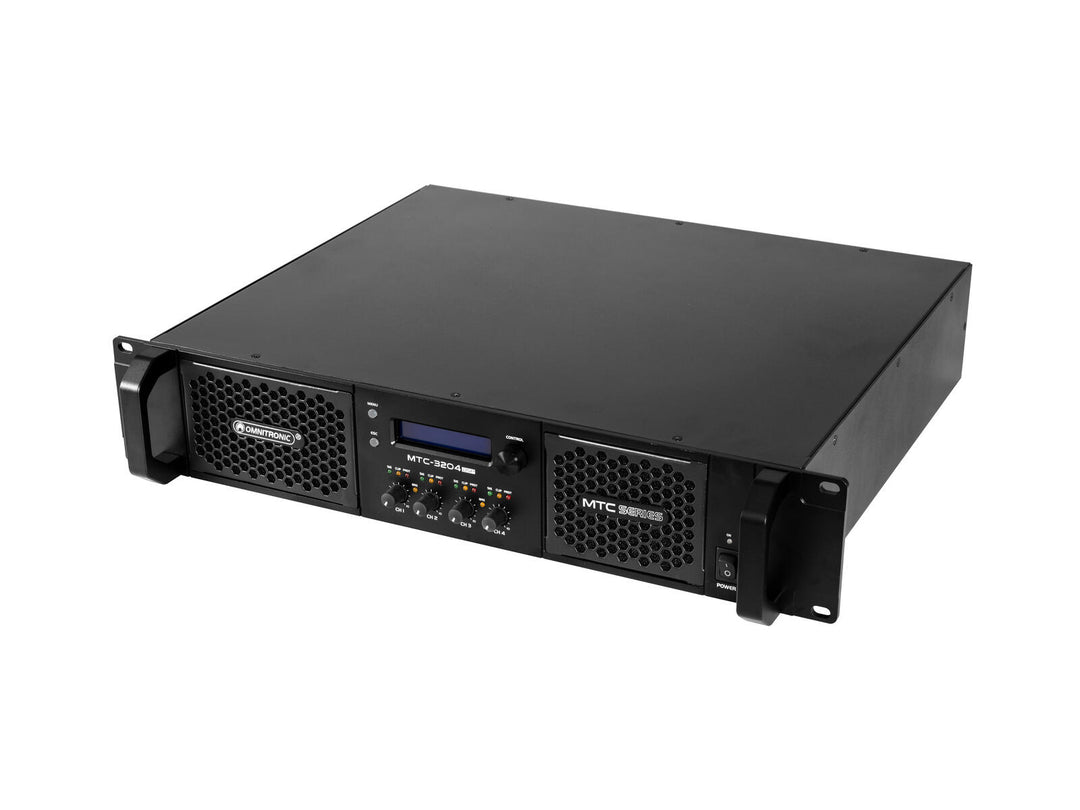 OMNITRONIC MTC-3204DSP Amplificador de 4 canales con DSP