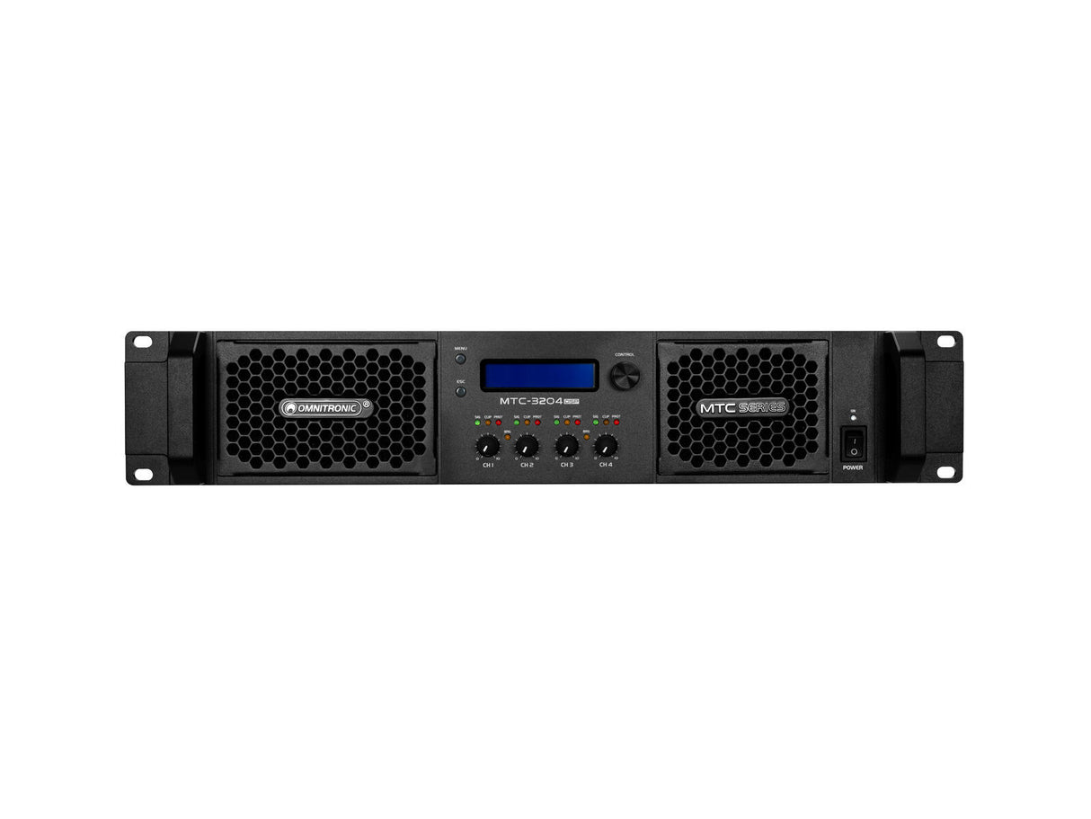 OMNITRONIC MTC-3204DSP 4-channel Amplifier with DSP