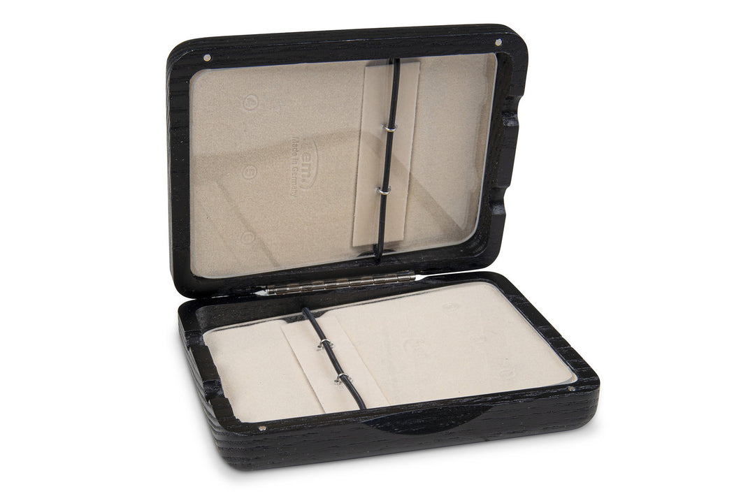 Estuche de cañas GEWA para saxofón tenor, 6 cañas - acabado lacado Black
