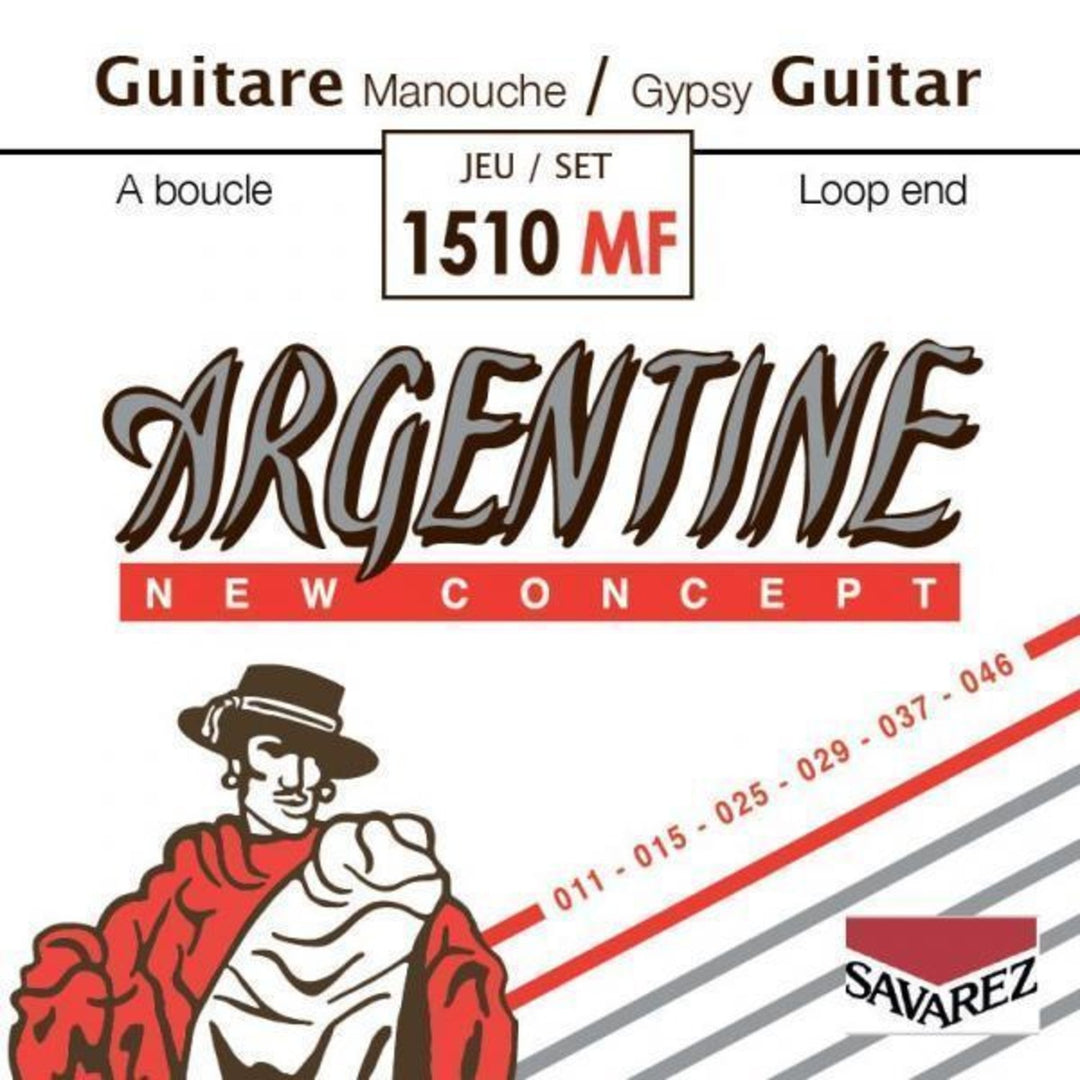 Cuerdas Savarez para Guitarras acústicas Argentine - Juego (1510MF)