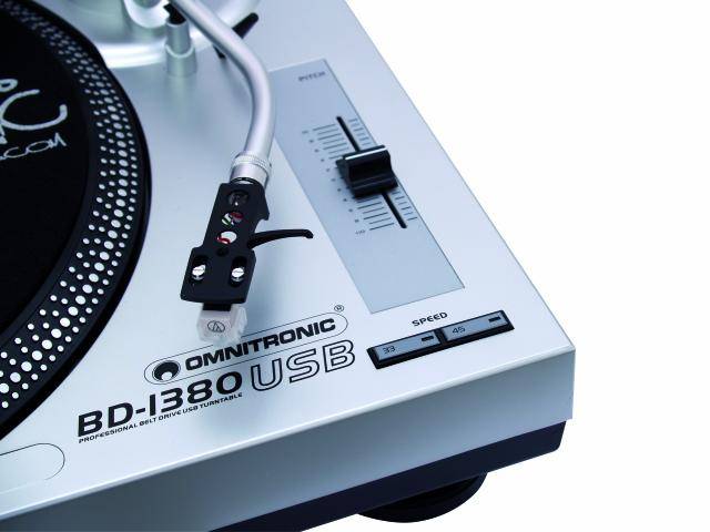 OMNITRONIC BD-1380 USB tocadiscos