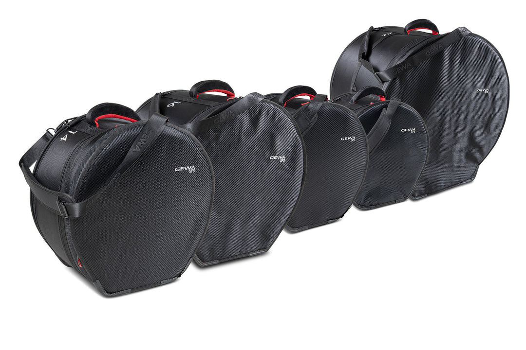 set de bolsas de transporte GEWA para baterías SPS - 22" x 18", 12" x 10", 13" x 11", 16" x 16", 14" x 6,5"