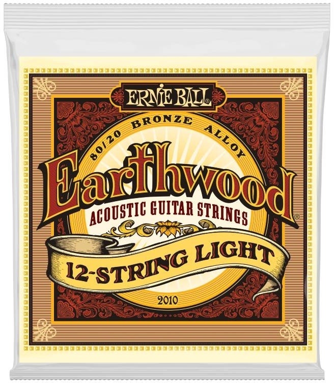 Ernie Ball 2010 Earthwood 80/20 12-Stringed Light