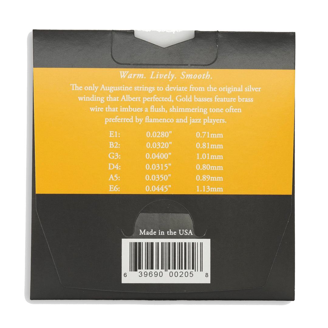 Cuerdas Augustine para guitarra clásica Classic Label - Set Classic Gold (normal/medium)