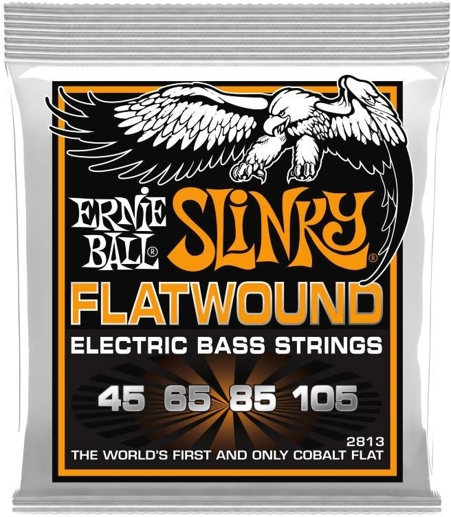 Ernie Ball 2813 Flatwound Cobalt bajo 45-105